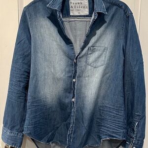 Frank & Eileen Classic Blue Denim Shirt